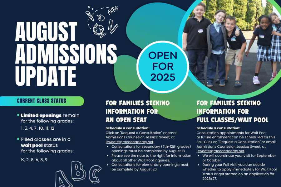 August Admissions Update