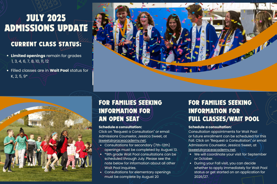July Admissions Update