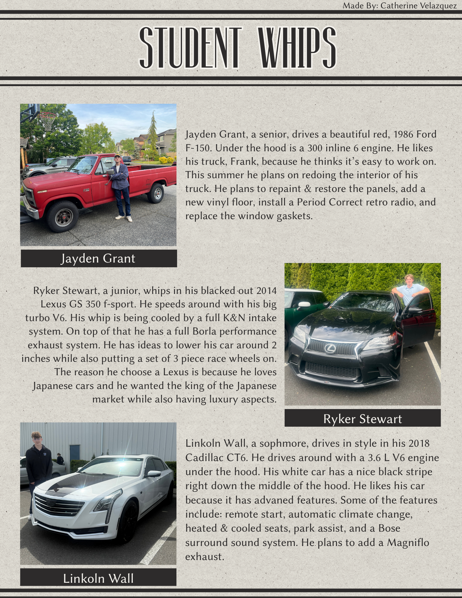 Student Cars