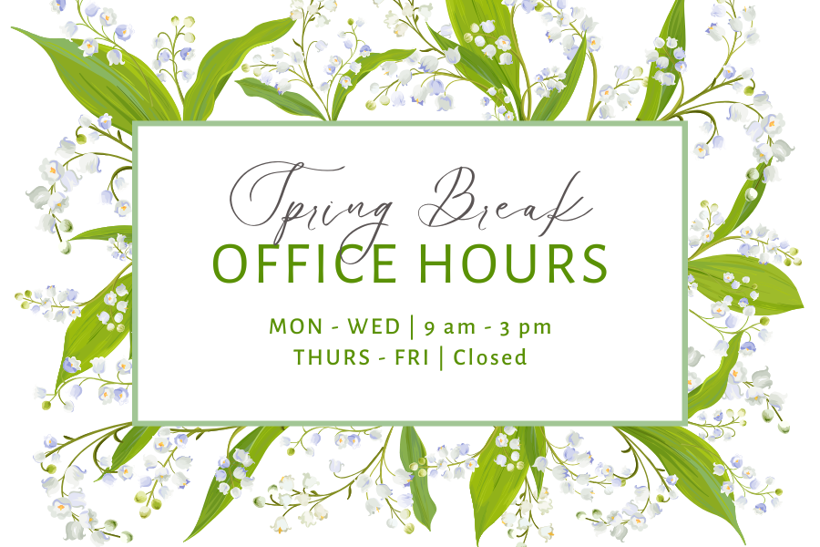 Spring Break_Office Hours
