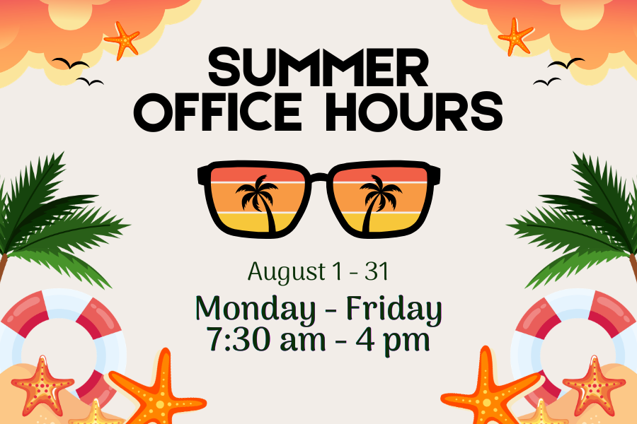 Summer Office Hours_August